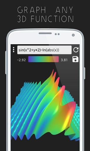 Android application Surface 3D Plot Lite screenshort