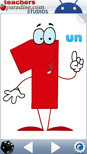 French Numbers 0-10 Flash Card Screen 3