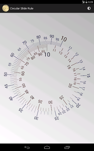 Circular Slide Ruler Screen 3