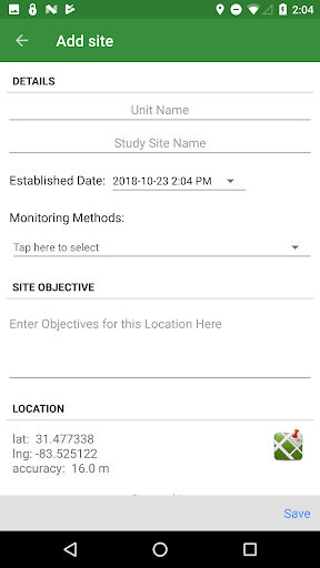 Rangeland Health Monitoring Screen 3