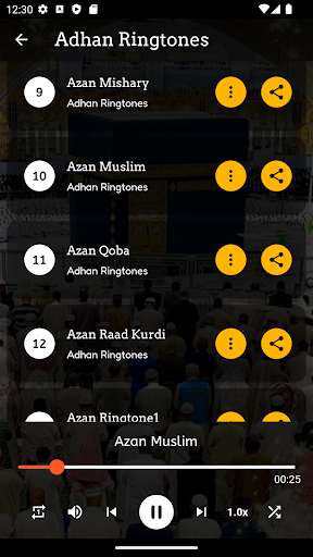 Adhan Ringtones Screen 3