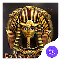 Egypt Scenery Gold Mystery theme-APUS theme