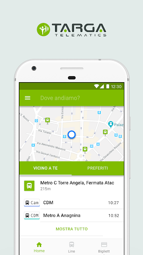 Android application Targa My Shuttle screenshort