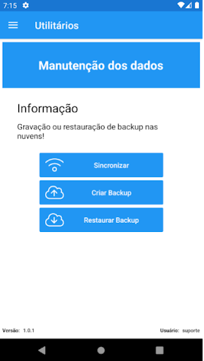 Android application Venda Externa screenshort