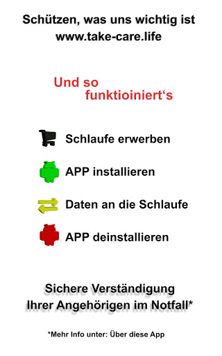 Take care life - for your safe