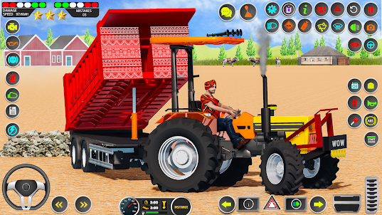 водить груз трактор земледелие