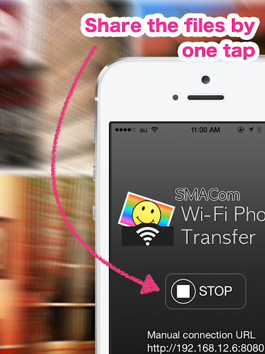SMACom Wi-Fi Photo Transfer Screen 2