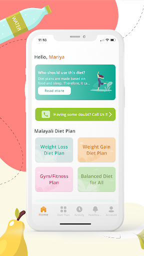 Android application Prosit Diet screenshort