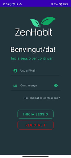 Android application ZenHabit screenshort