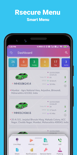 RSecure Smart Gps Tracker Screen 3