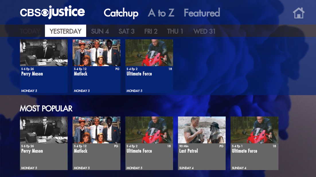 Screenshot 5 CBS Catchup Channels UK android