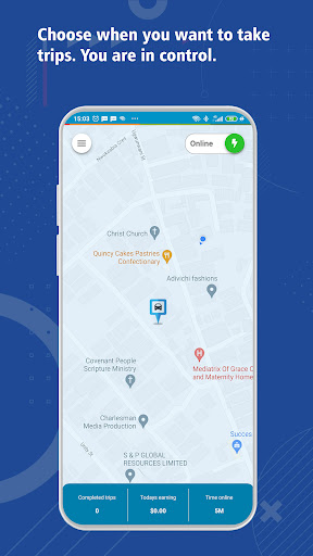 Dashride Driver Screen 2