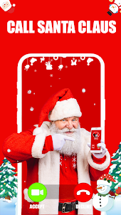 Secret Santa-video call santa