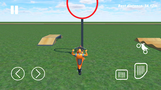 Motorcycle Ragdoll Fall