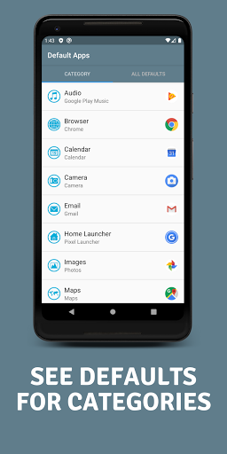 Android application Default Apps Pro screenshort