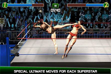Captura de Pantalla 24 Beat Em Up Women Wrestling Rum android