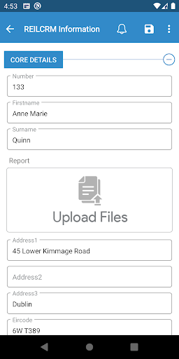 REIL CRM Screen 3