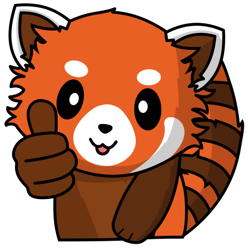 Red Panda WAStickerApps  Icon