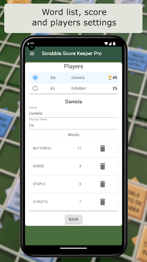 Scrabble Score Keeper Screen 3