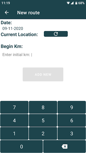 Note Mileage Screen 2