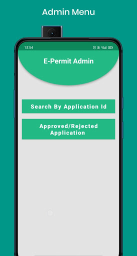 E-Permit Admin Screen 2