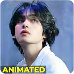 Cover Image of Download BTS V Animated Stickers For WA 1.2 APK