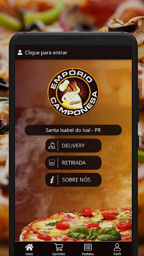 Android application Empório Camponesa screenshort