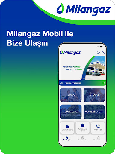 Android application Milangaz Mobil screenshort