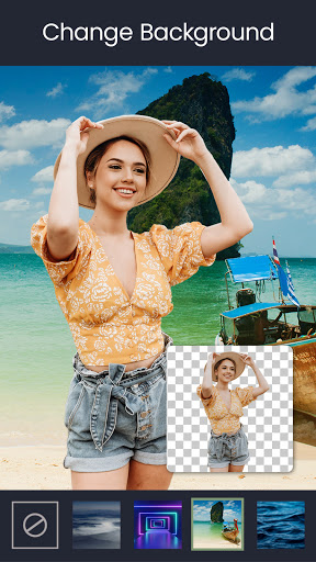 Photo Background Changer: Edit Screen 3
