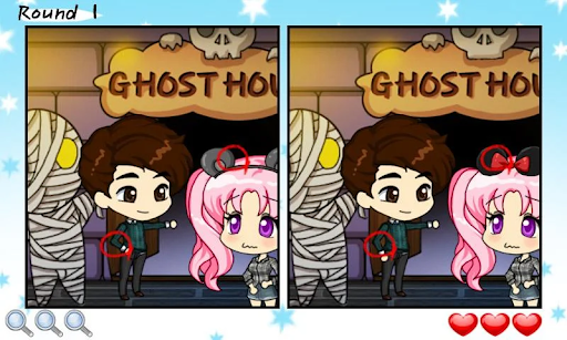 PrettyGirl Spot the Difference Screen 2