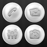 Cover Image of Download Pearl - Silky White Icons  APK