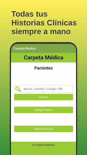 CarpetaMédica Historia Clínica screenshot 2