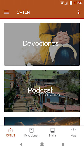 Android application Cristo Para Todas Las Naciones screenshort