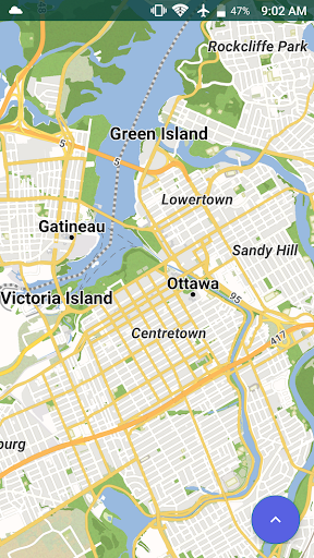 Android application Ottawa Offline Map screenshort