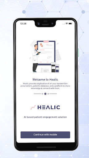 Android application Healic for Doctors screenshort