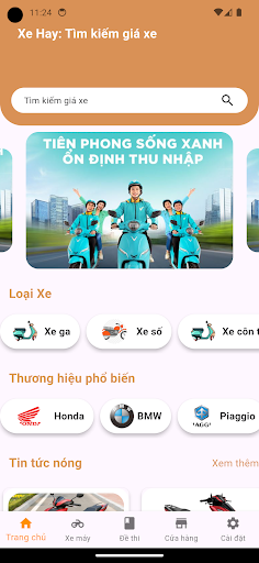 Android application Xe Hay - Motorbikes screenshort
