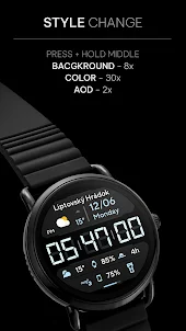 TACT THREE: Wear OS watch face
