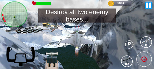 Android application Valley Assault: Air Strike screenshort