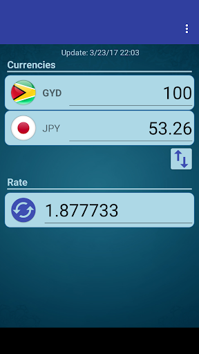 Japan Yen x Guyanese Dollar Screen 2