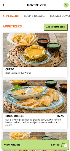 Iguana Joes Tex-Mex Screen 3