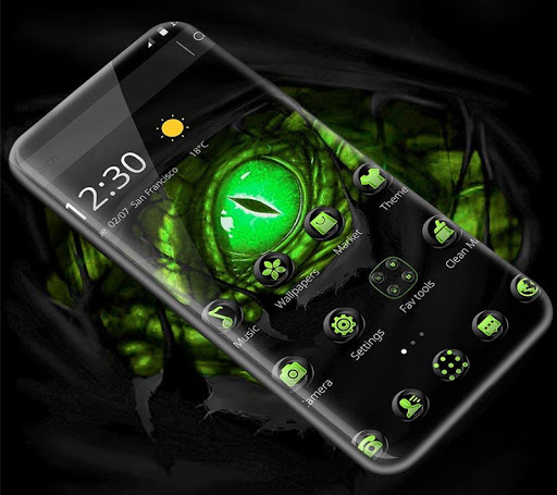 Green Dragon Eye Theme