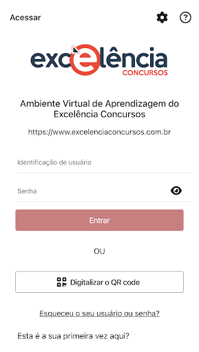 Android application Excelência Mobile screenshort
