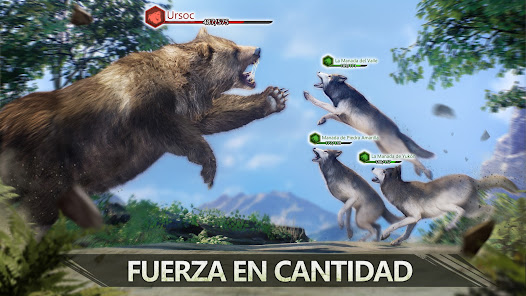 Imágen 3 Wolf Game: Wild Animal Wars android