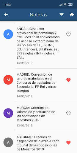 App Magister: Oposiciones de E Screen 2