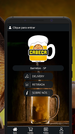 Android application Cabeça Pizza Bar screenshort