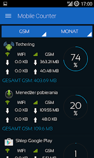 Mobile Counter Internet |Datennutzung | Roaming Screenshot
