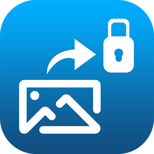Hide Photo, encrypt image with logo