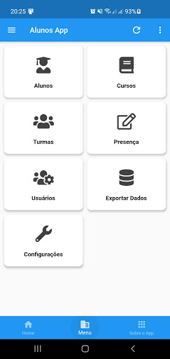 Controle de Alunos, Frequência Screen 2