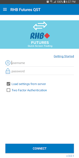 Android application RHB Futures QST screenshort