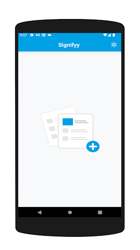 Android application Signifyy screenshort